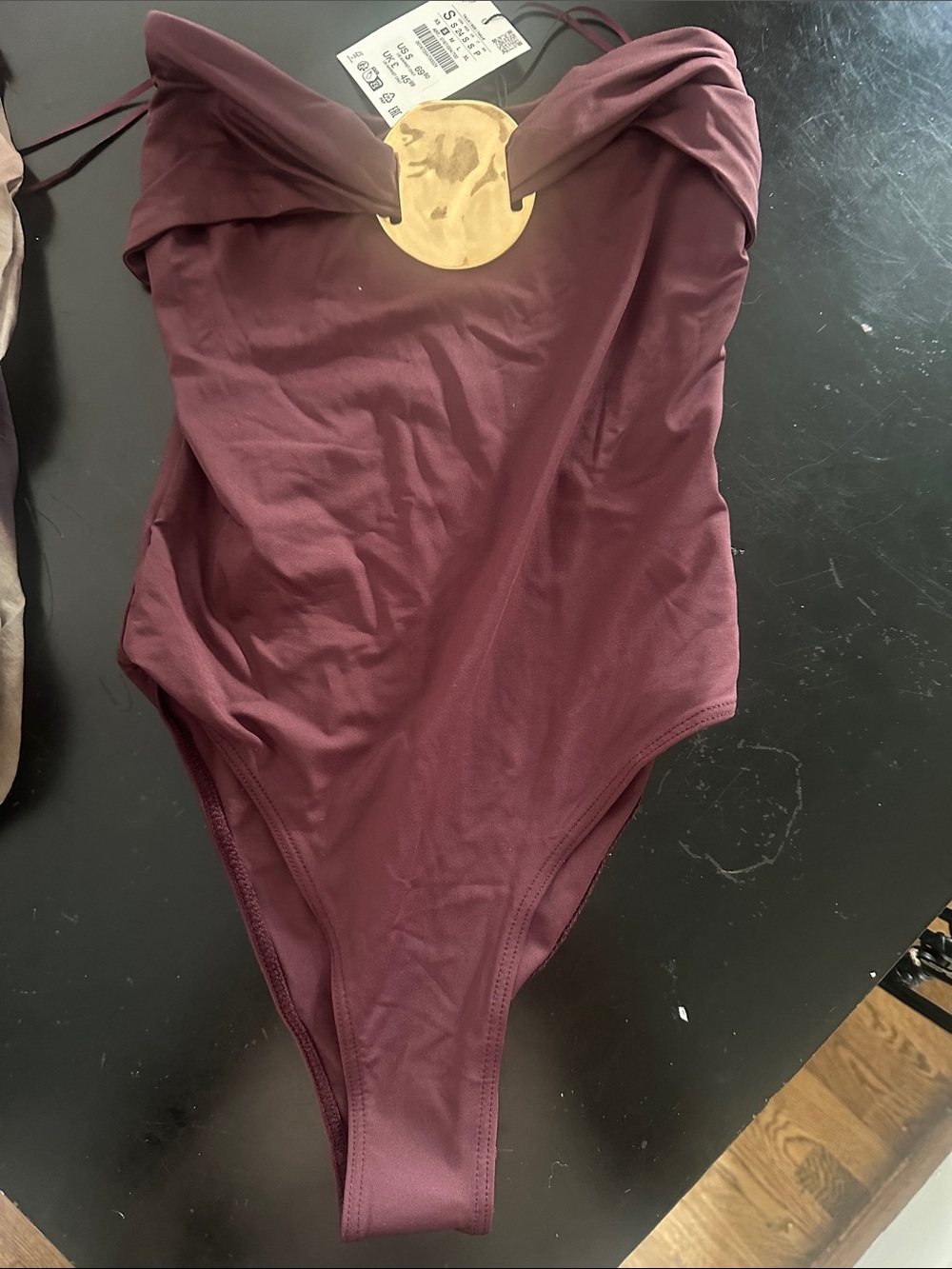 Women’s ZARA' One-Piece Swimsuit in Deep Plum